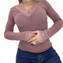 maglia con pizzo dalia